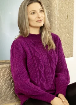 Pullover aus Melangegarn