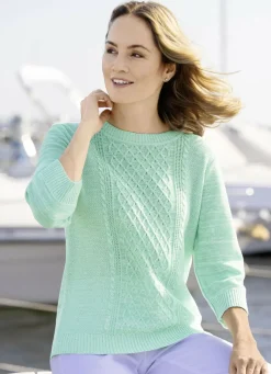 Pullover aus Melangegarn