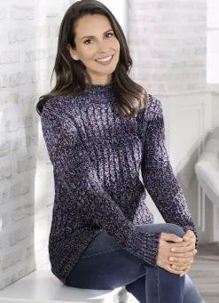 Pullover in aufwendiger Melange-Optik
