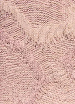 Pullover in aufwendiger Struktur mit Glitzer