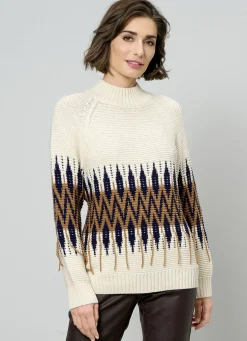 Pullover in Biesenstrick