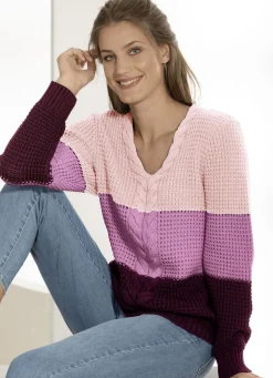 Pullover in Color-Blocking