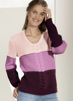 Pullover in Color-Blocking