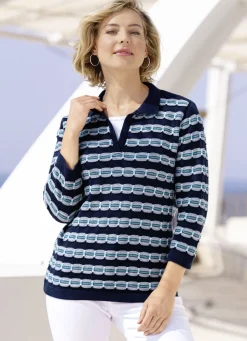 Pullover in Doppel-Optik