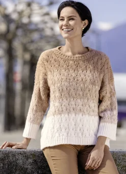 Pullover in Farbverlauf