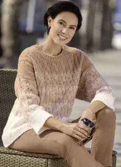 Pullover in Farbverlauf