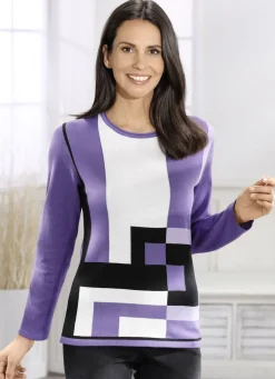 Pullover in Feinstrick