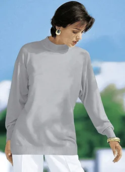 Pullover in Feinstrick mit Schurwolle