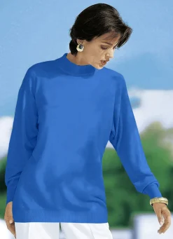 Pullover in Feinstrick mit Schurwolle