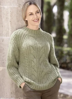 Pullover in flauschig weichem Grobstrick