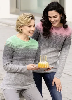 Pullover in Garnmix