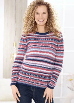 Pullover in Garnmix