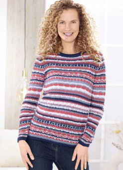 Pullover in Garnmix