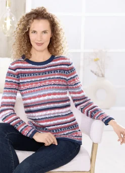 Pullover in Garnmix
