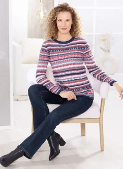 Pullover in Garnmix