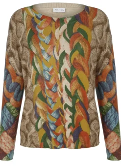 Pullover in Grafikdessin