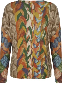 Pullover in Grafikdessin