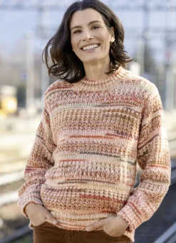 Pullover in Grobstrick