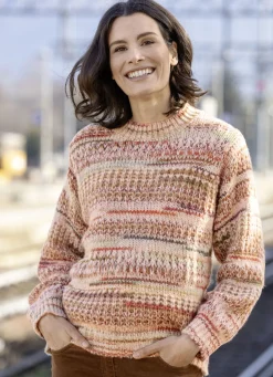 Pullover in Grobstrick