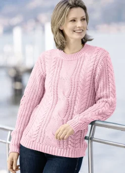 Pullover in Grobstrick