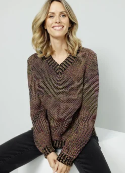 Pullover in Grobstrick