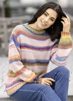 Pullover in Grobstrick