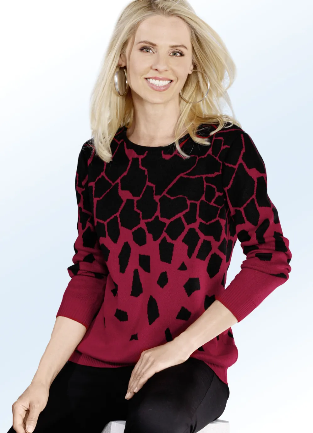 Pullover in Jacquard-Dessin
