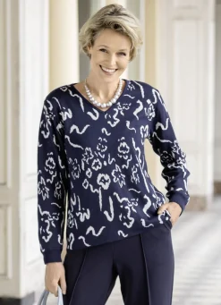Pullover in Jacquard-Dessin