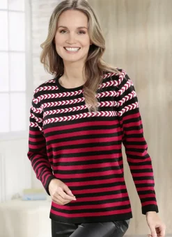 Pullover in Mustermix