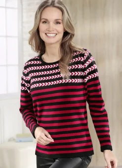 Pullover in Mustermix