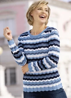 Pullover in Mustermix