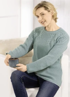 Pullover in Perlfang