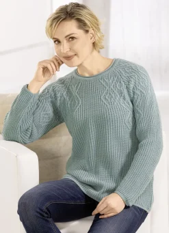 Pullover in Perlfang