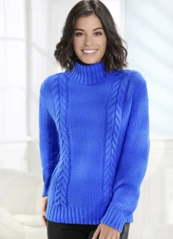 Pullover in Reiskornstrick