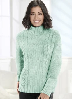 Pullover in Reiskornstrick