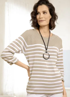 Pullover in Ringeldessin