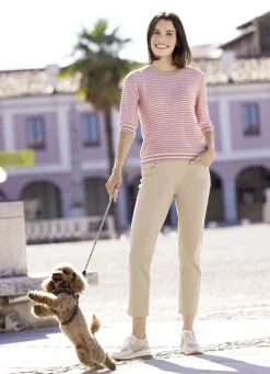 Pullover in Ringeldessin