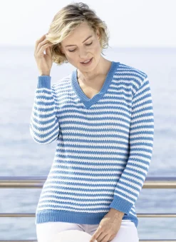 Pullover in Ringeldessin