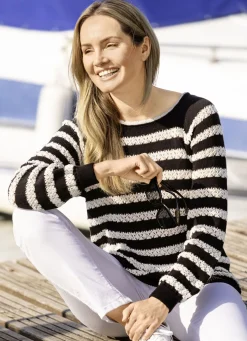 Pullover in Ringeldessin