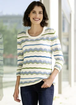 Pullover in Ringeldessin