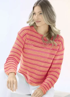 Pullover in Ringelmuster