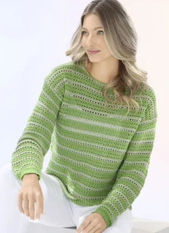 Pullover in Ringelmuster