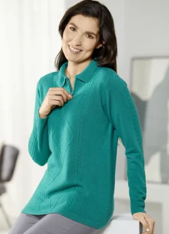 Pullover in sehr weichem Feinstrick