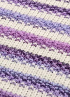 Pullover in Streifendessin