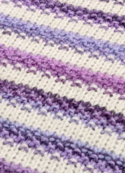 Pullover in Streifendessin