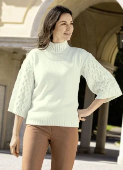 Pullover in Strickmix