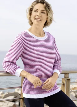 Pullover in Strickmix