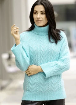 Pullover in Strukturmix