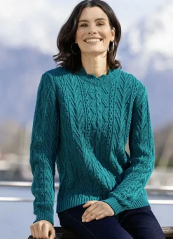 Pullover in Strukturmix