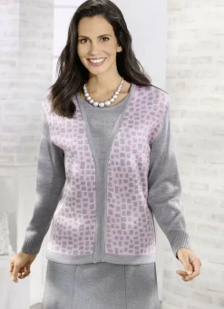 Pullover in Twinset-Optik